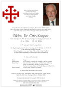 Dr. Otto Kaspar
